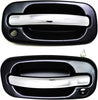 Exterior Door Handle Set Compatible with 2000-2006 Chevrolet Tahoe, Fits 2000-2006 GMC Yukon, Fits 2002-2006 Cadillac Escalade, Fits 2003-2006 Cadillac Escalade ESV