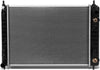OEM-RA-2850 OE Style Aluminum Core Radiator Compatible with 06-11 Chevy HHR AT/MT,21-5/8" W X 17-5/16" H X 7/8" D,1-3/8" Inlet / 1-3/8" Outlet