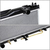 OEM-RA-2435 Aluminum Radiator Compatible with 02-03 ES300/02-08 Solara V6 AT,28-11/16" W X 15-9/16" H X 1" D,1-5/16" Inlet / 1-5/16" Outlet