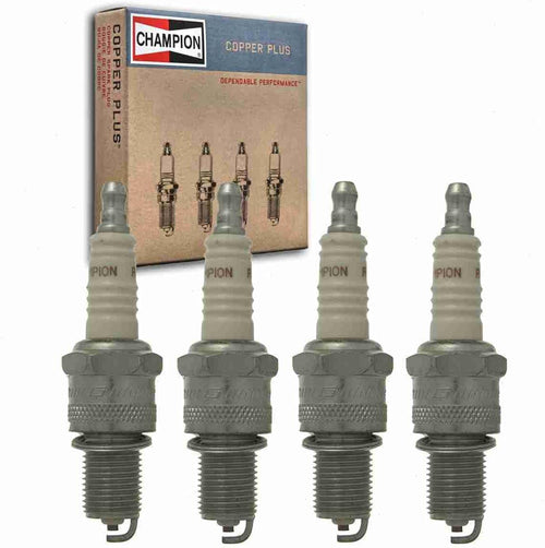 4 Pc Champion Copper plus Spark Plugs Compatible with MG MGB 1.8L L4 1962-1981