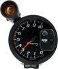 E6080 5" Tachometer 10K RPM Black Dial & Shift Light