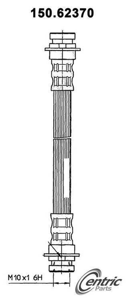 Centric Brake Hydraulic Hose for Century, Lumina, Monte Carlo 150.62370