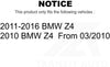 Mpulse Rear Disc Brake Pads Wear Sensor SEN-2BWS0275 for BMW Z4