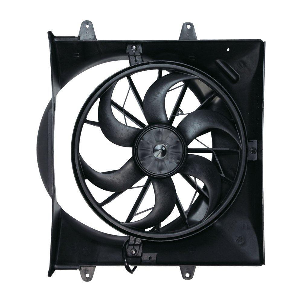 for Jeep Grand Cherokee Replacement Radiator/Condenser Cooling Fan Assembly Fits 1981 Dodge Ramcharger