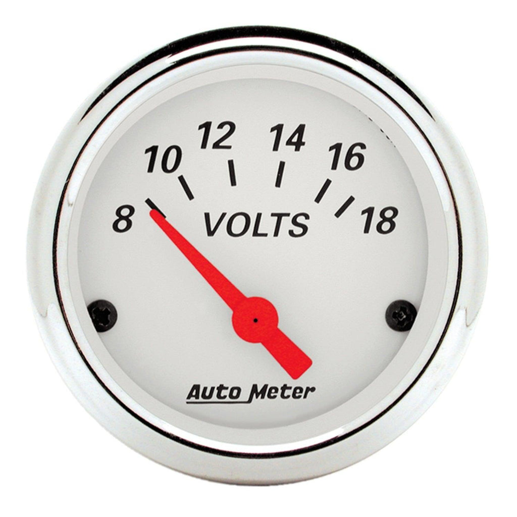 2-1/16 in. VOLTMETER 8-18V ARCTIC WHITE - greatparts