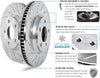 KC2197 Z23 Evolution Sport 1-Click Brake Kit with Powder Coated Calipers (Brake Pads, Drilled/Slotted Rotors)