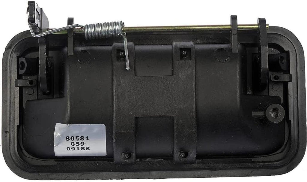 for GMC C3500/K3500 1992 93 94 95 96 97 1998 Exterior Door Handle Driver Side | Rear | Textured Black | Plastic | Replacement for 15968161