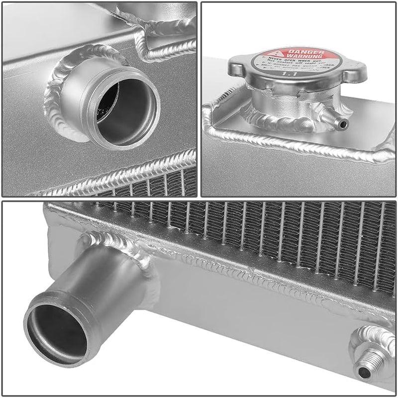 RA-CORONET66-2 2-Row Full Aluminum Radiator Compatible with 1965-1966 Dart / 1966-1969 Charger / 1965-1967 Satellite / 1965-1966 Valient V8 AT/MT