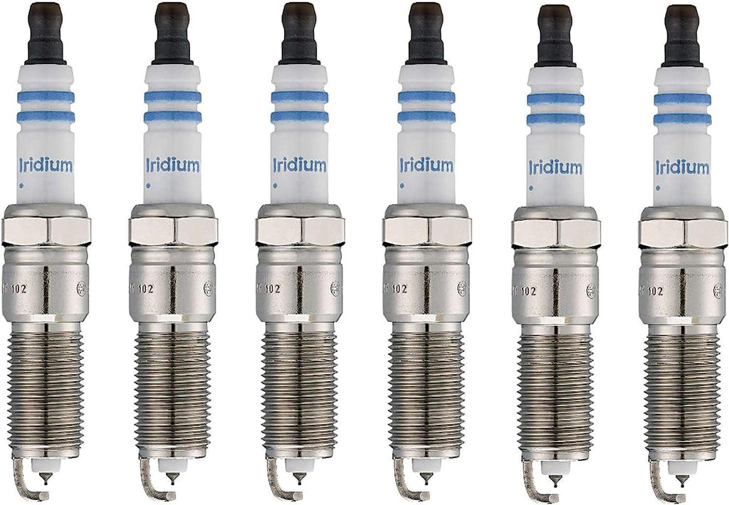 Premium OE Fine Wire Set 6 Double Iridium Spark Plugs for Buick Chevy Ford Mazda