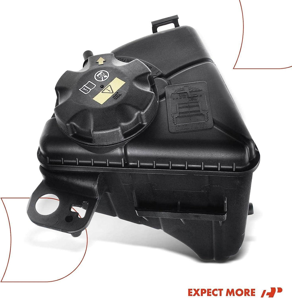 A-Premium Engine Coolant Overflow Recovery Reservoir Tank [W/Cap & Sensor] Compatible with BMW 550I 11-13, 550I GT 10-12, 750I 09-12, 750Li 09-12, Alpina B7, [8Cyl 4.4L], Replace # 17137601948