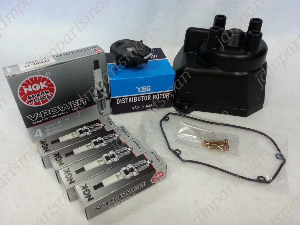 1998-2002 Honda Accord 2.3L 4 Cyl Tune up Kit (NGK V-Power Colder Spark Plugs)