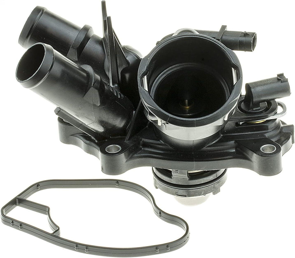 50072 Engine Coolant Thermostat with Water Outlet Housing for Select Mercedes Vehicles, 1 Pack