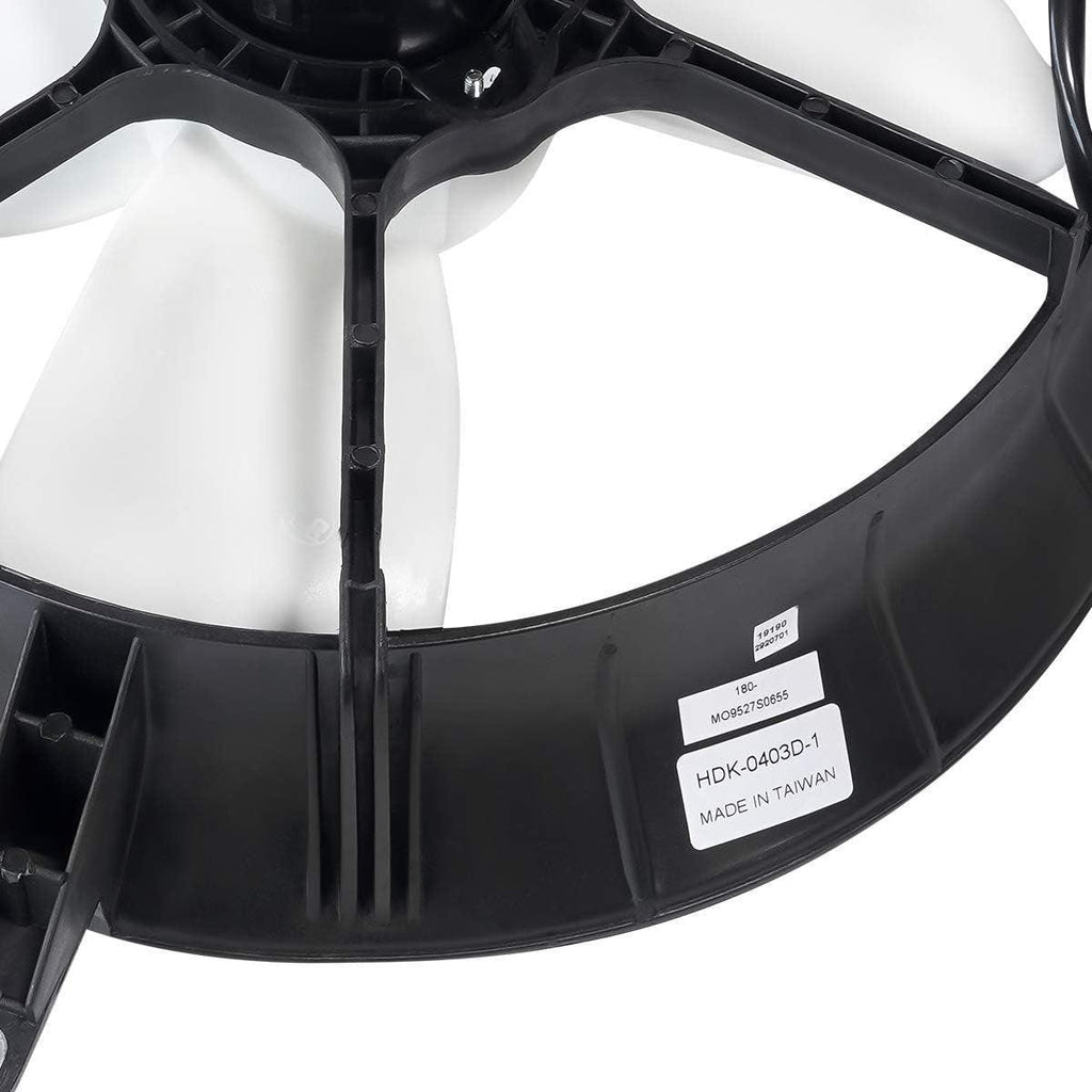 OEM-RF-0180 Factory Style Radiator Cooling Fan Assembly Cooling Efficiency Improved Direct Replacement [Compatible with 1999-2000 Civic]