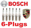 6-Plugs Bosch FGR5NQE0 Oem Spark Plugs Porsche 911 Boxster Cayenne Cayman