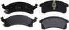 Silver 14D506M Semi-Metallic Front Disc Brake Pad Set with Wear Sensor