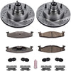 Power Stop K1831-36 Front Z36 Truck & Tow Brake Kit, Carbon Fiber Ceramic Brake Pads and Drilled/Slotted Brake Rotors