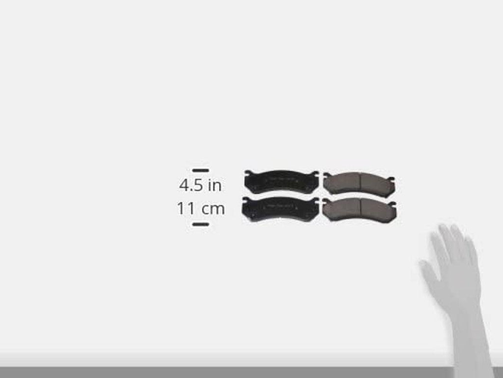 17-785, Z17 Front Ceramic Brake Pads with Hardware