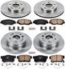 KOE6171 Autospecialty Front and Rear Replacement Brake Kit-Oe Brake Rotors & Ceramic Brake Pads