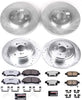 K5940-36 Front and Rear Z36 Truck & Tow Brake Kit, Carbon Fiber Ceramic Brake Pads and Drilled/Slotted Brake Rotors