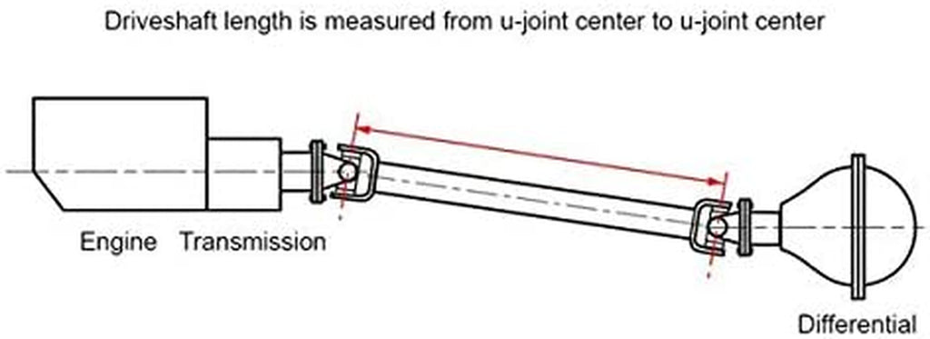 Cardone 65-9538 Remanufactured Driveshaft Prop Shaft