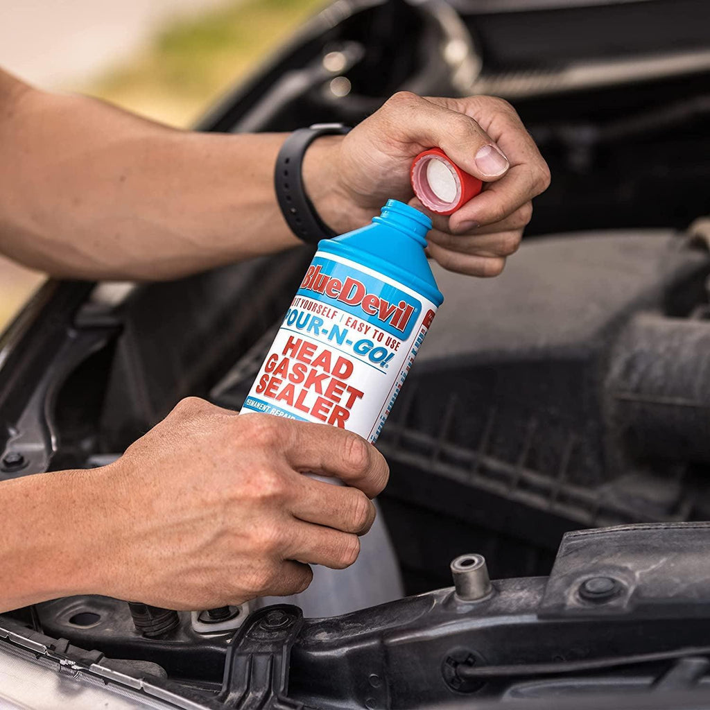 Bluedevil Products 00209 Pour-N-Go Head Gasket Sealer - 16 Ounce