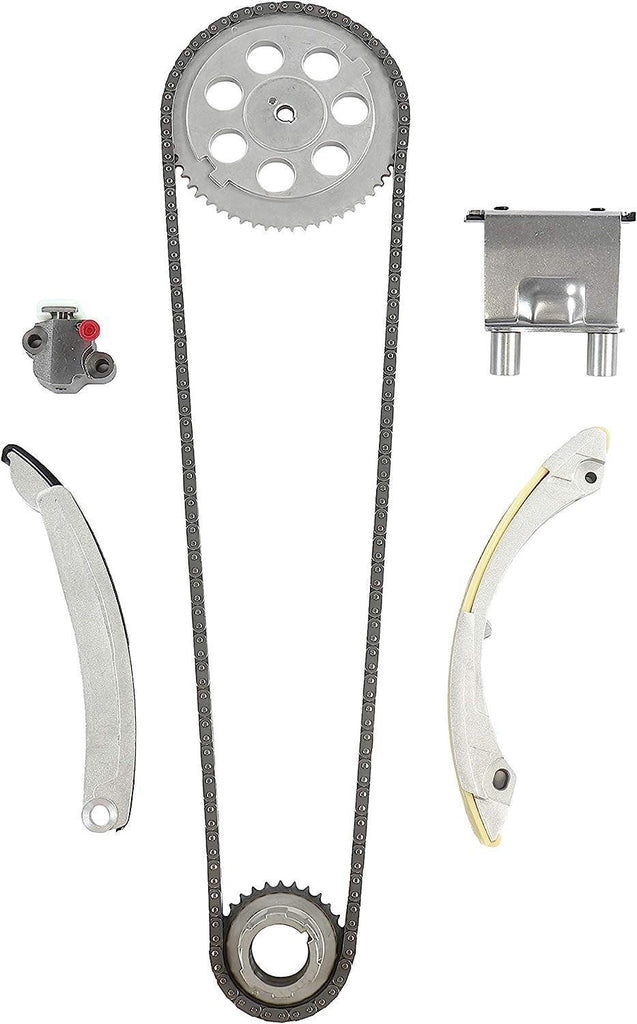 DNJ TK3190 Timing Chain Kit for 02-12 Buick, Chevrolet, GMC, Isuzu, Oldsmobile, Saab, 2.8L-4.2L L5, L4, L6 DOHC Naturally Aspirated -