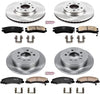 KOE1438 Autospecialty Front and Rear Replacement Brake Kit-Oe Brake Rotors & Ceramic Brake Pads