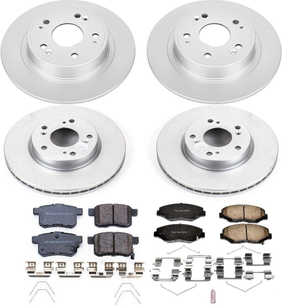 CRK6491 Front and Rear Z17 Evolution Geomet® Coated Brake Kit