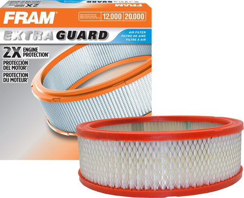 Extra Guard round Plastisol Engine Air Filter Replacement, Easy Install W/Advanced Engine Protection and Optimal Performance, CA187