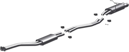 Magnaflow Cat-Back Performance Exhaust System 16465 - Touring Series, Stainless Steel 2In Main Piping, Dual Straight Driver Side Rear Exit, Polished 3.5In Exhaust Tip - Z3 Performance Exhaust Kit