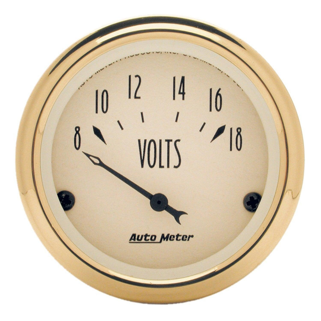 2-1/16 in. VOLTMETER 8-18V GOLDEN OLDIES - greatparts