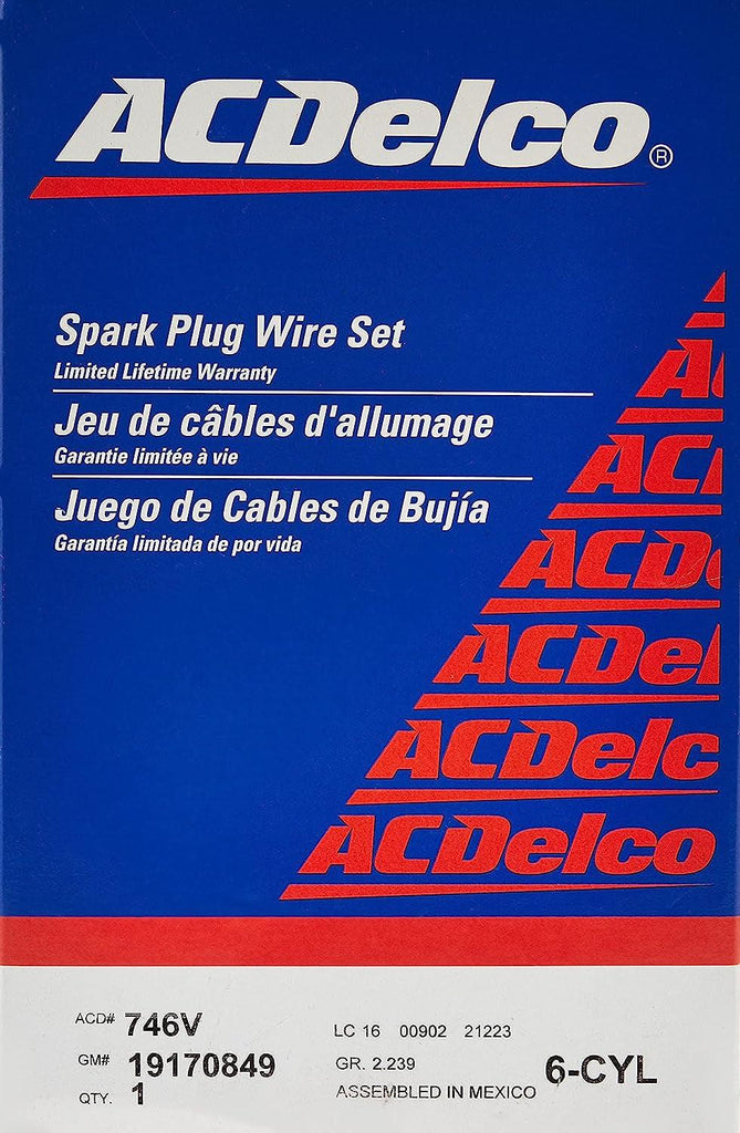 GM Original Equipment 746V Spark Plug Wire Set