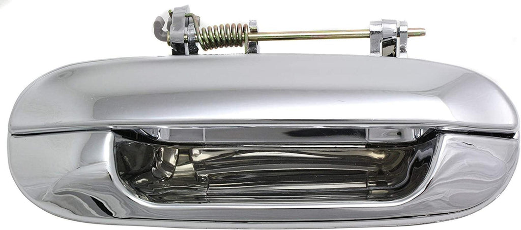 Front Exterior Door Handle Compatible with 2002-2009 Chevrolet Trailblazer/Gmc Envoy and 2002-2004 Oldsmobile Bravada All Chrome, Set of 2, Driver and Passenger Side
