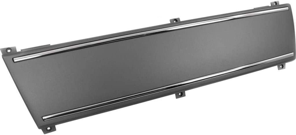 Compatible with Audi A4 / A4 Quattro Grille Trim 2005 06 07 2008 | Primed & License Plate | AU1223100 | 8E0807287D1QP