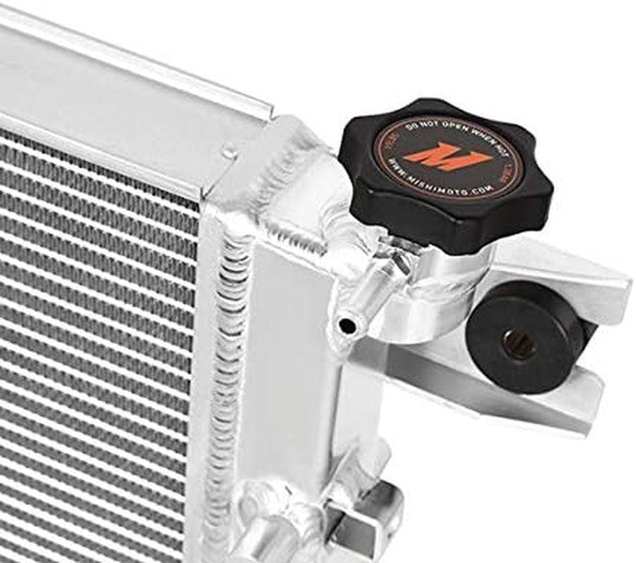 MMRAD-WRA-07V2 Aluminum Radiator Compatible with Jeep Wrangler JK 2007-2017 Silver