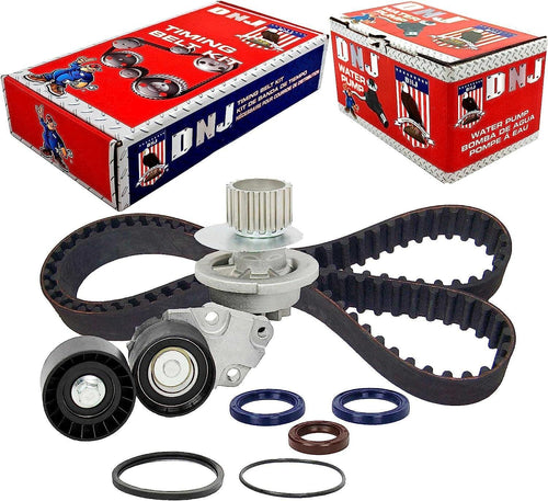 DNJ TBK309WP Timing Belt Kit with Water Pump for 1999-2002 / Daewoo/Lanos / 1.6L / DOHC / L4 / 16V / 98Cid