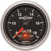 3683 Sport-Comp II 2-1/16" 8-18V Full Sweep Electric Voltmeter Gauge