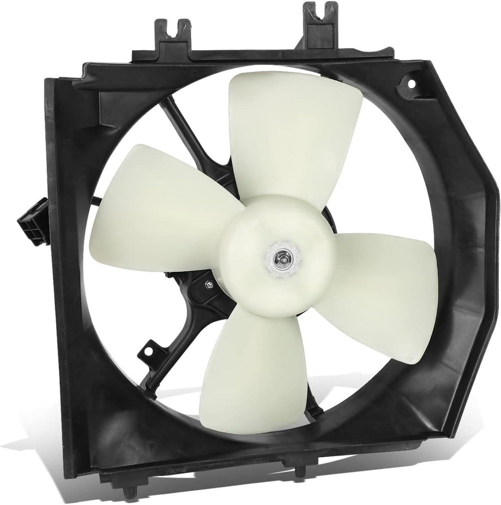 OEM-RF-0778 Factory Style Radiator Cooling Fan Assembly Compatible with 1996-1998 Mazda Protege 4-Blade