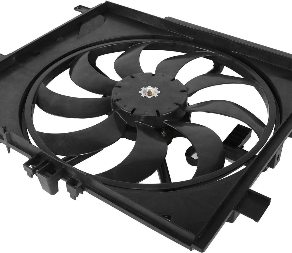 OEM-RF-0884 Factory Style Radiator Cooling Fan Assembly Compatible with 2013-2018 Versa / 2014-2017 Versa Note