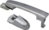 Front and Rear, Driver and Passenger Side Exterior Door Handle SET Compatible with 2006-2011 Hyundai Accent