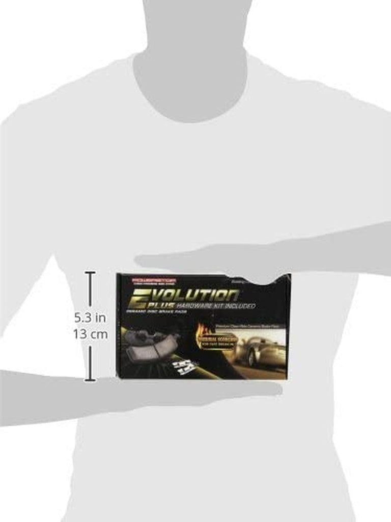 17-929, Z17 Front Ceramic Brake Pads with Hardware