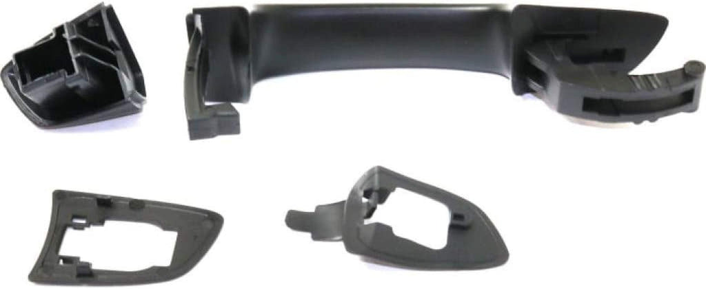 Compatible with Volkswagen Golf R 2012-2013 Exterior Door Handle Driver Side, Rear Primed | Trim: Base