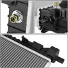 OEM-RA-13242 OE Style 1-Row Aluminum Core Radiator Compatible with 10-11 Cadillac SRX 2.8L,24-7/16" W X 21-3/4" H X 1-1/16" D,1-3/8" Inlet / 1-3/8" Outlet