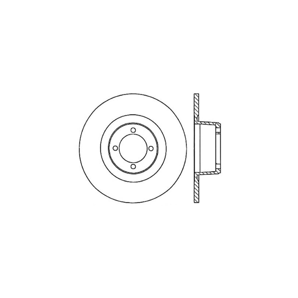 Centric Front Disc Brake Rotor for BMW (121.34000)