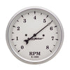 5 in. IN-DASH TACHOMETER 0-8000 RPM OLD-TYME WHITE - greatparts
