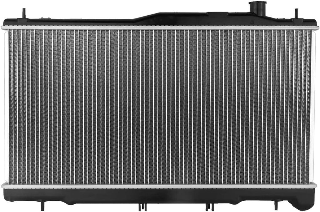 OEM-RA-13281 1-Row Aluminum Core Radiator Compatible with 10-14 Legacy Outback 3.6L AT,27-1/16" W X 13-3/4" H X 5/8" D,1-1/8" Inlet / 1-9/16" Outlet