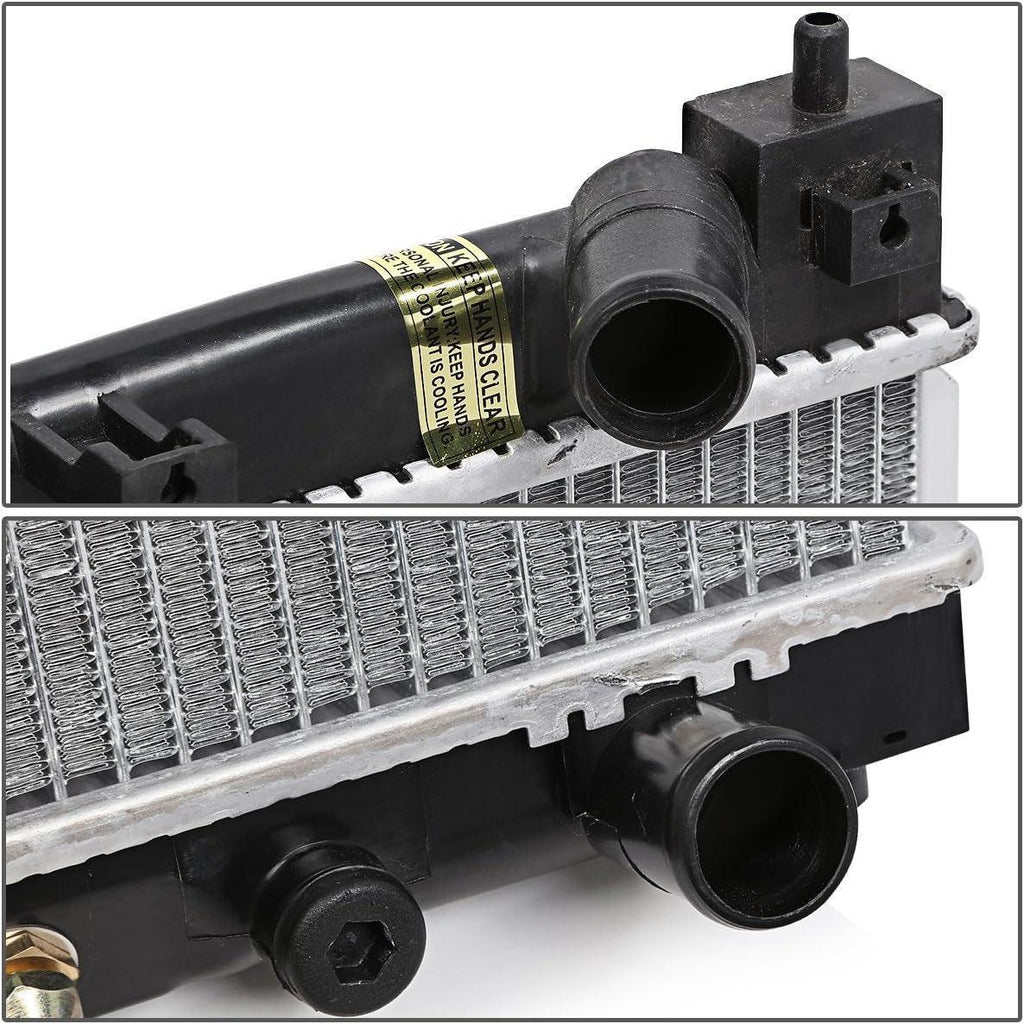 OEM-RA-2305 OE Style Direct Fit Aluminum Core Radiator Compatible with 04-06 Scion Xa/Xb, 00-05 Echo, 18-3/4" W X 13-3/4" H X 5/8" D, 1-1/4" Inlet, 1-1/4" Outlet