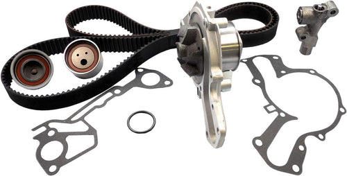 Professional TCKWP195A Timing Belt Kit with Water Pump, Idler Pulley, and 2 Tensioners