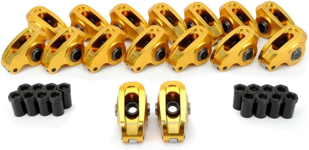 19044-16 Ultra-Gold ARC Rocker Set W/ 1.6 Ratio Ford 289-351W and Olds V8 W/ 7/16" Stud