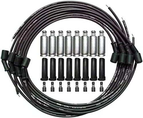 51011 Ultra Series Black Universal Spark Plug Wires, GM LS, Straight Plug Ends